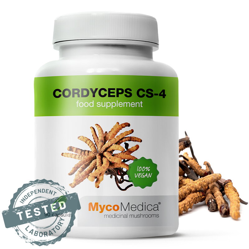 CORDYCEPS CS-4 (extrakt), MycoMedica 90 kapsúl - dostupné 2 kusy CORDYCEPS CS-4 (extrakt), MycoMedica 90 kapsúl - dostupné 2 kusy