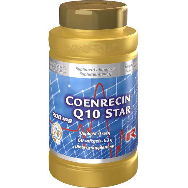 COENRECIN Q10 STAR - s vysokým obsahom antioxidantov na podporu srdca a ciev, Starlife  60 tob
