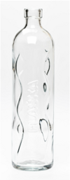 prenosná sklenená flaška