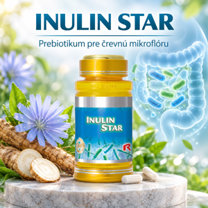 INULIN STAR - prebiotikum pre zdravý črevný trakt, Starlife 60 tob