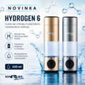 HYDROGEN 6 STAR, GOLD - fľaša na výrobu funkčného vodíkového nápoja, ktorý podporuje regeneráciu, energiu a celkový výkon, Starlife  230 ml