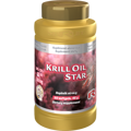 KRILL OIL STAR - olej z morského krilu pre podporu zdravia srdca, mozgu, kĺbov, imunity, očí a pokožky, Starlife  60 kaps