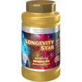 LONGEVITY STAR – na podporu spomalenia prejavov starnutia, regenerácie a odolnosti organizmu a zlepšenia činnosti nervového systému, Starlife  60 kaps