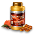 OMEGA SALMON STAR - lososový olej pre podporu normálnej funkcie srdca, mozgu a zraku, Starlife  60 kaps