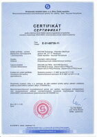 Certifikát - Biorezonančný prístroj DIACOM