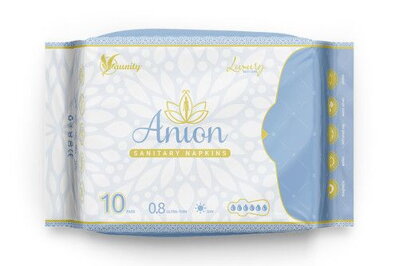 Aniónové vložky "Anion Luxury" na denné použitie, Aunity 10 ks