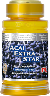 ACAI EXTRA STAR - pre podporu obranyschopnosti organizmu, fyzickej a psychickej aktivity, Starlife  60 tob