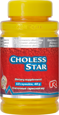 CHOLESS STAR - pre optimálnu hladinu cholesterolu, Starlife  60 kaps