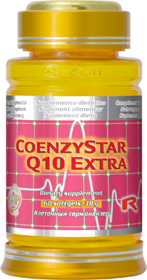 COENZYSTAR Q10 EXTRA  -  koenzým Q10 a karnitín pre zdravý kardiovaskulárny systém, Starlife  60 tob - len 3 kusy na sklade
