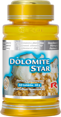 DOLOMITE STAR - pre podporu zdravia kostí, zubov a svalov, Starlife  60 tabl