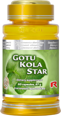 GOTU KOLA STAR  -  pre posilnenie činnosti mozgu a centrálnej nervovej sústavy, Starlife  60 kaps