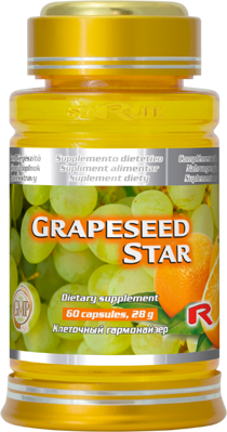 GRAPESEED STAR - antioxidant pre zdravé srdce a cievy, Starlife 60 kaps