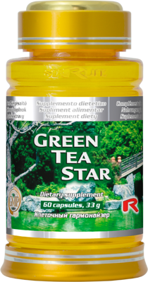 GREEN TEA STAR  -  k zlepšeniu telesnej a duševnej pohody, Starlife  60 kaps