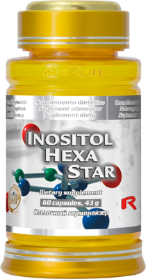 INOSITOL-HEXA STAR  -  pre ochranu pred nádorovými ochoreniami, pre aktiváciu prirodzenej imunity a obranných funkcií, Starlife  60 kaps 