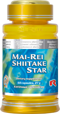 MAI-REI SHIITAKE STAR - pre podporu všetkých bunkových funkcií, s protinádorovým účinkom, Starlife  60 kaps