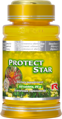PROTECT STAR - pre ochranu žlčníka a pečene, Starlife  60 tabl