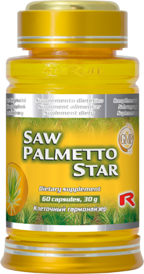 SAW PALMETTO STAR – pri problémoch so zväčšenou prostatou, Starlife  60 kaps 