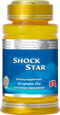 SHOCK STAR - žraločia chrupavka pre zlepšenie hojenia rán, s protinádorovými účinkami, Starlife  60 kaps