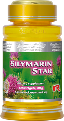 SILYMARIN STAR - pre podporu správnej  činnosti pečene a žlčníka, Starlife  60 tob
