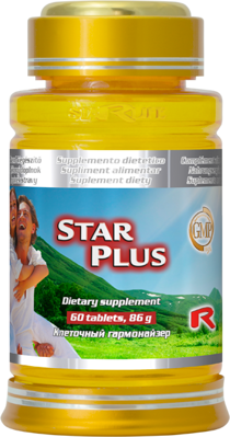 STAR PLUS - doplnok s vitamínmi, minerálmi a antioxidantmi pre podporu imunity a vitality, Starlife  60 tabl
