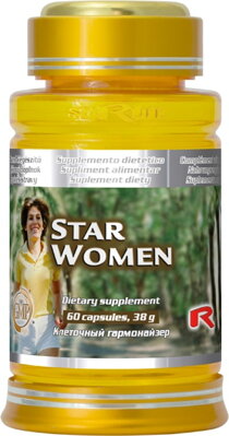 STAR WOMEN - pre posilnenie ženského organizmu, pomoc pri ženských problémoch, Starlife  60 kaps