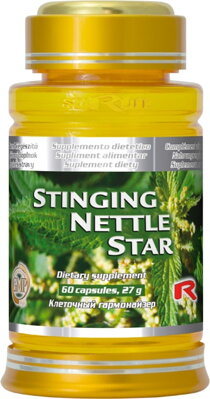 STINGING NETTLE STAR - pre podporu vitality, energie a zdravý krvný obeh, Starlife  60 kaps