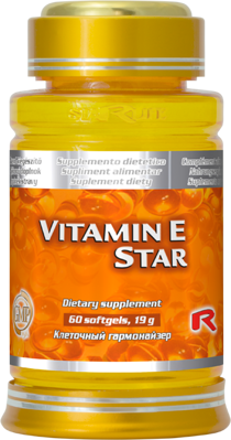 VITAMIN E STAR - s antioxidačnými účinkami pre dobrý zrak a správnu funkciu pokožky, Starlife  60 tob