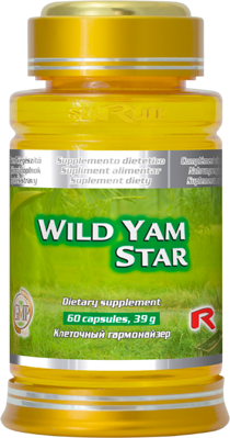 WILD YAM STAR - pre vitalizáciu a omladenie organizmu, s protinádorovými účinkami, Starlife  60 kaps