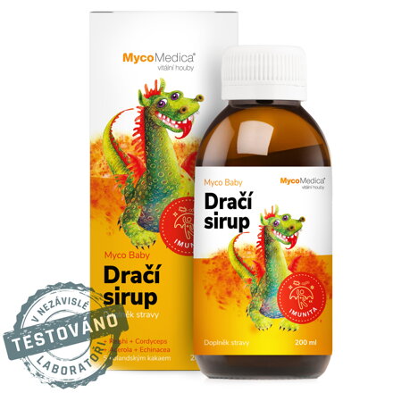 MycoBaby dračí sirup  -  pre posilnenie imunitného systému, MycoMedica  200 ml