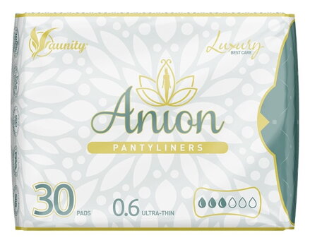 Aniónové vložky "Anion Luxury" intímky, Aunity 30 ks