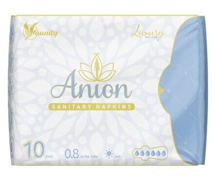Aniónové vložky "Anion Luxury" na denné použitie, Aunity 10 ks