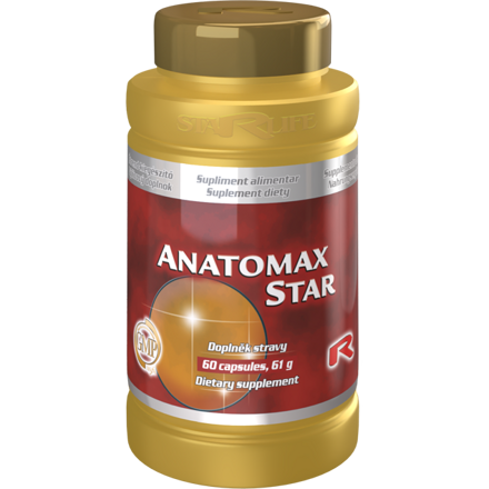 ANATOMAX STAR - proti zápalom a bolestiam, Starlife  60 kaps