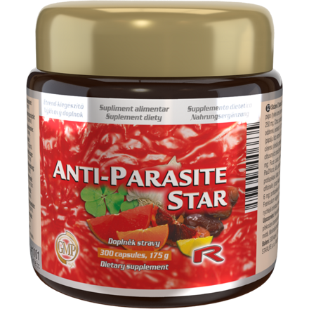 ANTI-PARASITE STAR - pre detoxikáciu a odstránenie parazitov z organizmu, Starlife  300 kaps 