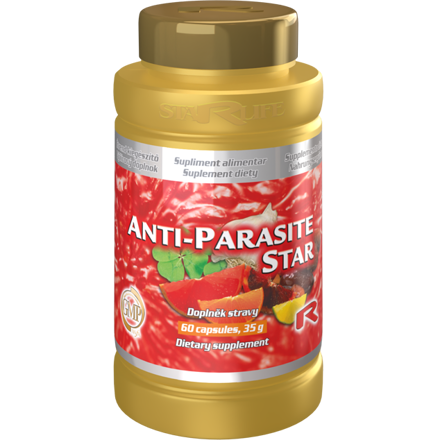 ANTI-PARASITE STAR - pre detoxikáciu a odstránenie parazitov z organizmu, Starlife  60 kaps