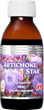 ARTICHOKE STAR - sirup s výťažkom z artičoky pre dobré trávenie,  Starlife 120 ml