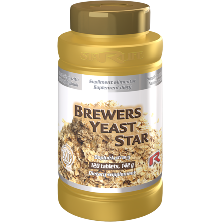 BREWERS YEAST STAR  -  pivovarské kvasnice pre blahodárny účinok v ľudskom organizme, Starlife  120 tabl