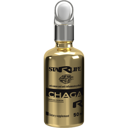 CHAGA DROPS  -  na zvýšenie imunity a posilnenie obranyschopnosti pri infekčných ochoreniach, Starlife  50 ml