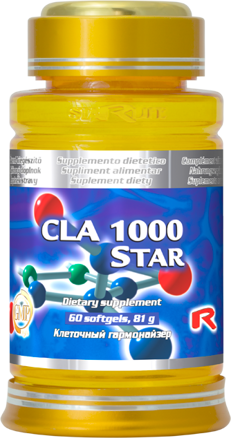 CLA 1000 STAR -  pre podporu odbúravania a spaľovania tukov, Starlife  60 tob
