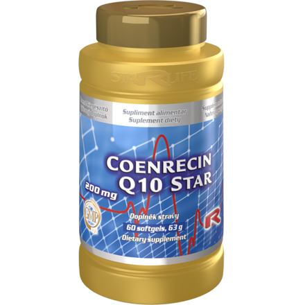 COENRECIN Q10 STAR - s vysokým obsahom antioxidantov na podporu srdca a ciev, Starlife  60 tob