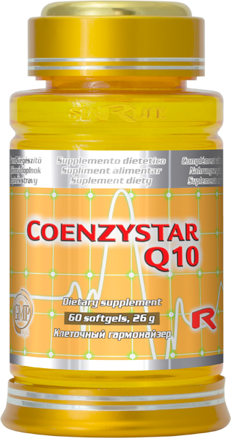 COENZYSTAR Q10 - koenzým Q10 pre zdravé srdce a cievy, Starlife  60 kaps