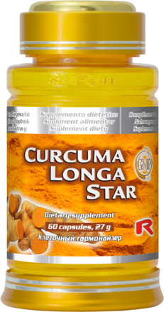 CURCUMA LONGA STAR - podpora imunity a činnosti tráviaceho traktu, Starlife  60 kaps - len 1 kus na sklade