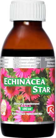 ECHINACEA STAR - sirup s výťažkom z echinacey pre zvýšenie obranyschopnosti organizmu,  Starlife 120 ml