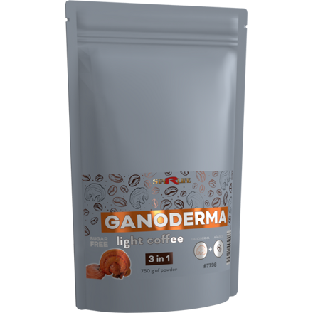 GANODERMA LIGHT COFFEE, 3 in 1 - Káva Arabica s obsahom huby Ganoderma a so zníženým obsahom cukru, Starlife 750 g