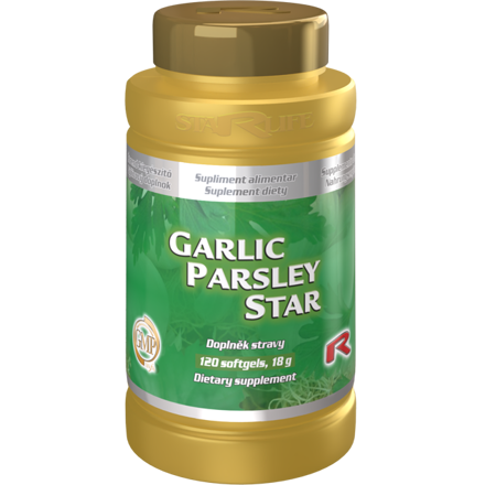 GARLIC PARSLEY STAR  -  kombinácia cesnaku a petržlenu pre podporu činnosti kardiovaskulárneho systému, Starlife  120 tob