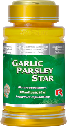 GARLIC PARSLEY STAR  -  kombinácia cesnaku a petržlenu pre podporu činnosti kardiovaskulárneho systému, Starlife  60 tob