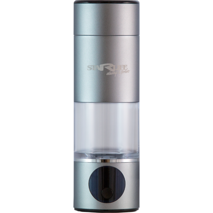 HYDROGEN 6 STAR, SILVER - fľaša na výrobu funkčného vodíkového nápoja, ktorý podporuje regeneráciu, energiu a celkový výkon, Starlife  230 ml