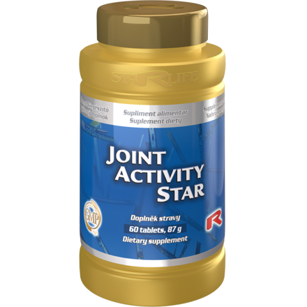 JOINT ACTIVITY STAR - pre podporu kĺbov pri artróze a artritíde, proti bolestiam a zápalom kĺbov, Starlife  60 tabl