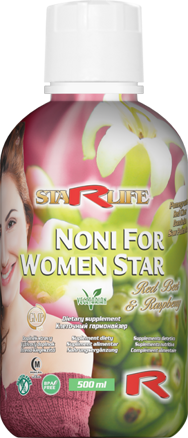 NONI FOR WOMEN STAR - tekutý doplnok živín pre posilnenie ženského organizmu, Starlife 500 ml