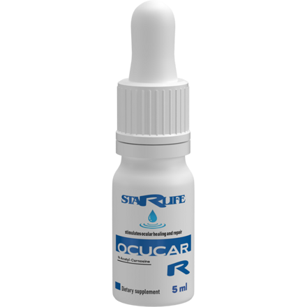 OCUCAR DROPS  -  zvlhčujúce očné kvapky s N-Acetyl-Carnosine pre pocit úľavy unaveným a podráždeným očiam, Starlife  5 ml