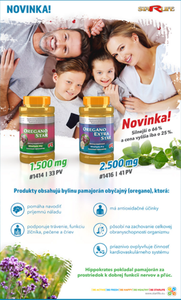 OREGANO EXTRA STAR - pre podporu trávenia, funkciu žlčníka, pečene a čriev, Starlife 60 tob
